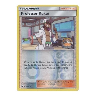 Sun and Moon (Base Set) 128/149 Professor Kukui (Regional League Promo)