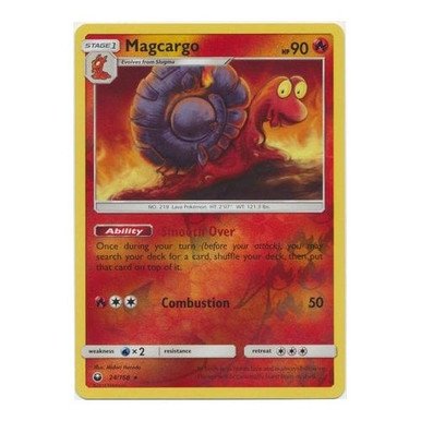 SM Celestial Storm 24/168 Magcargo (Reverse Holo)