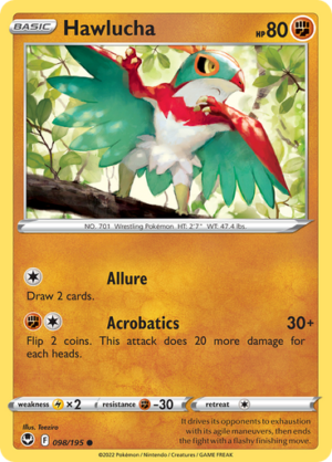 SWSH Silver Tempest 098/195 Hawlucha