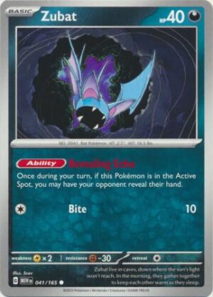 Scarlet & Violet 151 041/165 Zubat