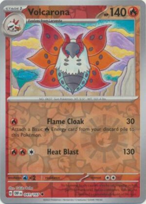 SV Obsidian Flames 041/197 Volcarona (Reverse Holo)