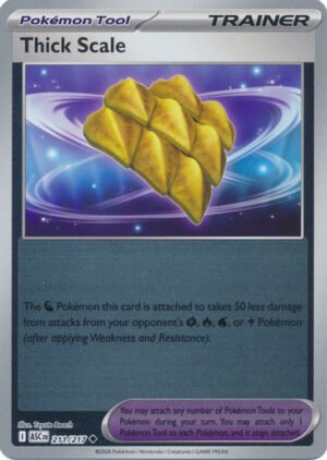 ME Ascended Heroes 211/217 Thick Scale (Reverse Holo)