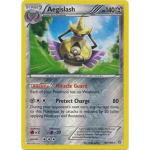 XY Primal Clash 100/160 Aegislash (Reverse Holo)