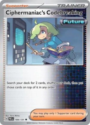 SV Prismatic Evolutions 104/131 Ciphermaniac's Codebreaking