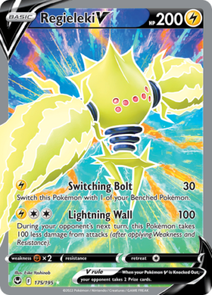 SWSH Silver Tempest 175/195 Regieleki V (Full Art)