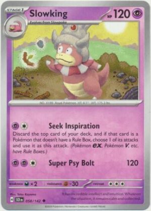SV Stellar Crown 058/142 Slowking