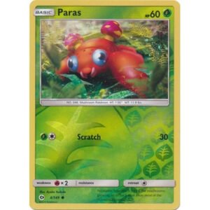Sun and Moon (Base Set) 4/149 Paras (Reverse Holo)