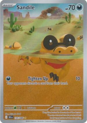 SV Black Bolt 135/086 Sandile (Illustration Rare)