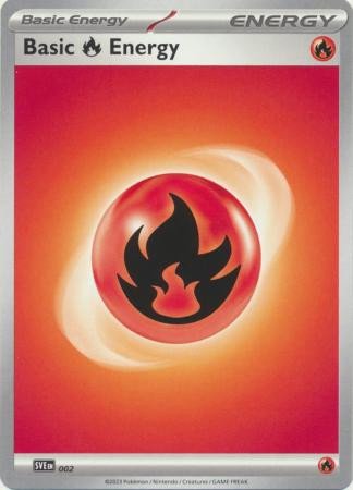 Scarlet & Violet SVE EN02 Basic Fire Energy (Non-Holo)