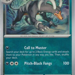 SV Prismatic Evolutions 063/131 Houndoom (POKE BALL Pattern Holo)