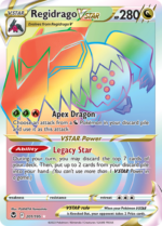SWSH Silver Tempest 201/195 Regidrago VSTAR (Rainbow Rare)