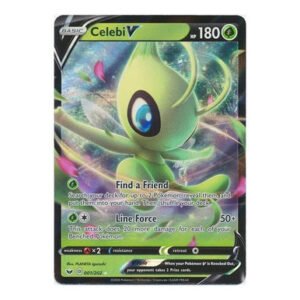 Sword & Shield (Base) 001/202 Celebi V (Half Art)