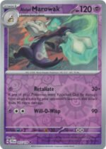 SV Journey Together 057/159 Alolan Marowak (Reverse Holo)