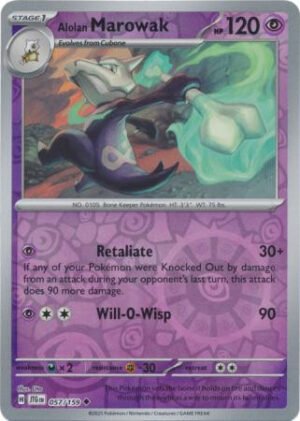 SV Journey Together 057/159 Alolan Marowak (Reverse Holo)