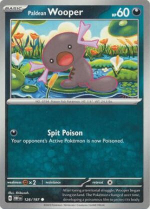 SV Obsidian Flames 126/197 Paldean Wooper