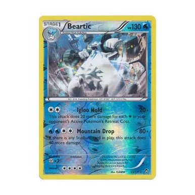 XY Furious Fists 22/111 Beartic (Reverse Holo)