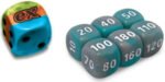Paldea Evolved Multi Coloured w/ Grey & Turquoise (small) Dice