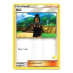 Sun and Moon (Base Set) 120/149 Hau (Pikachu Symbol 13)