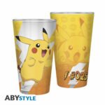Pokemon Metal Pikachu 400ml Glass