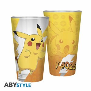 Pokemon Metal Pikachu 400ml Glass