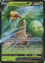 Pokemon GO 005/078 Alolan Exeggutor V (Half Art)