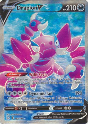 SWSH Lost Origin 182/196 Drapion V (Full Art)