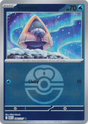 ME Ascended Heroes 046/217 Snorunt (Reverse Holo BALL SYMBOL)
