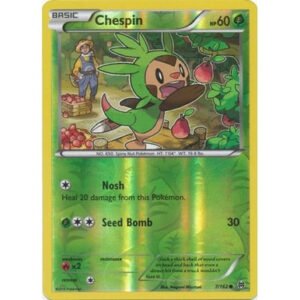 XY Break Through 007/162 Chespin (Reverse Holo)