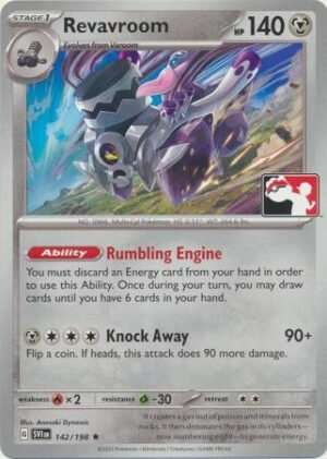 Scarlet & Violet (Base Set) 142/198 Revavroom (Prize Pack League Promo Non-Holo)
