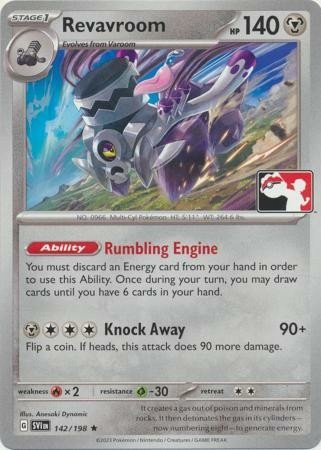 Scarlet & Violet (Base Set) 142/198 Revavroom (Prize Pack League Promo Non-Holo)