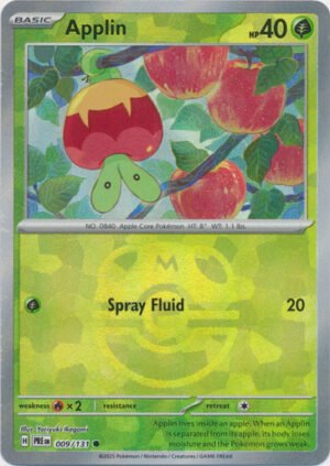 SV Prismatic Evolutions 009/131 Applin (MASTER BALL Pattern Holo)