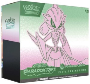 Scarlet and Violet Paradox Rift Elite Trainer Box Iron Valiant POKEMON CENTER (Green & Pink)