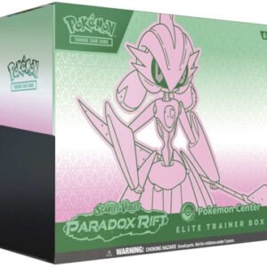 Scarlet and Violet Paradox Rift Elite Trainer Box Iron Valiant POKEMON CENTER (Green & Pink)