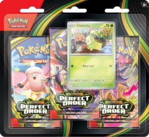 ME Perfect Order 3 Pack Blister Chikorita