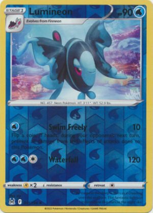 SWSH Lost Origin 041/196 Lumineon (Reverse Holo)