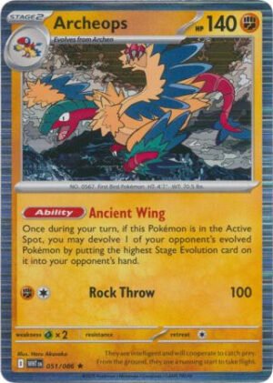 SV White Flare 051/086 Archeops (Tinsel Holo)