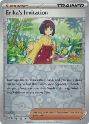 Scarlet & Violet 151 160/165 Erika's Invitation (Reverse Holo)