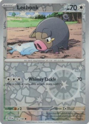 Scarlet & Violet (Base Set) 156/198 Lechonk (Reverse Holo)
