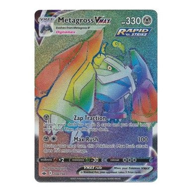 Chilling Reign 208/198 Metagross VMAX (Rainbow Rare)