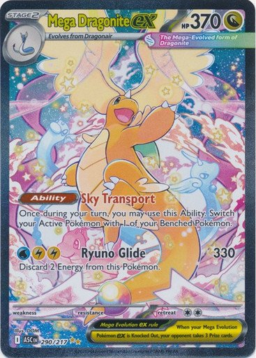 ME Ascended Heroes 290/217 Mega Dragonite ex (Special Illustration Rare)