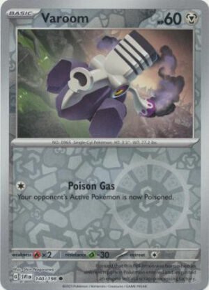Scarlet & Violet (Base Set) 140/198 Varoom (Reverse Holo)