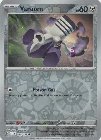Scarlet & Violet (Base Set) 140/198 Varoom (Reverse Holo)