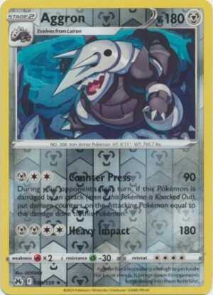 Crown Zenith 089/159 Aggron (Reverse Holo)