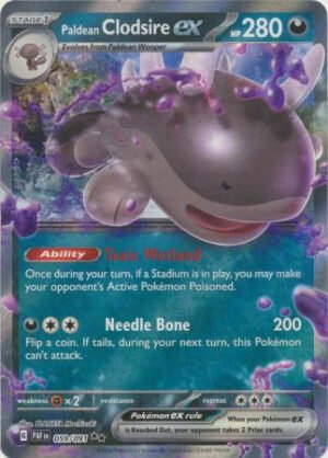 SV Paldean Fates 059/091 Paldean Clodsire ex (Half Art)
