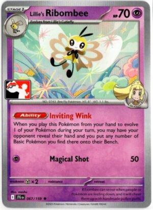 SV Journey Together 067/159 Lillie's Ribombee (Prize Pack League Promo Non-Holo)