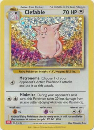 TCG Classic Collection: Charizard Deck 014/034 Clefable (Holo)
