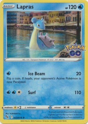 Pokemon GO 023/078 Lapras (Holo)