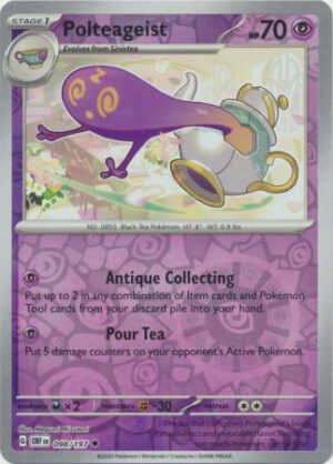 SV Obsidian Flames 098/197 Polteageist (Reverse Holo)