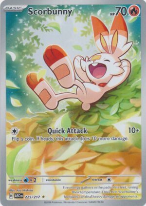 ME Ascended Heroes 225/217 Scorbunny (Illustration Rare)