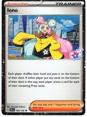 SV Paldea Evolved 185/193 Iono (Cosmo Holo Stamp)